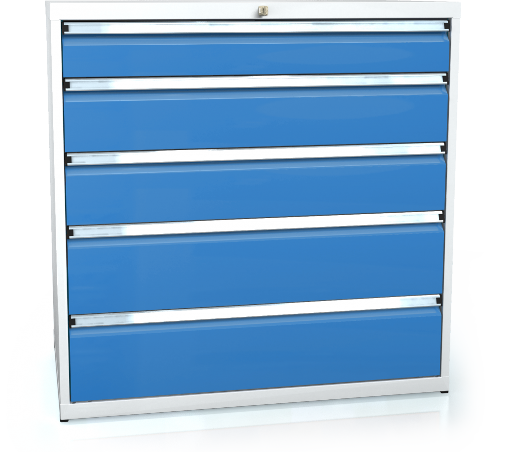 Drawer cabinet 1018 x 1014 x 600 - 5x drawers